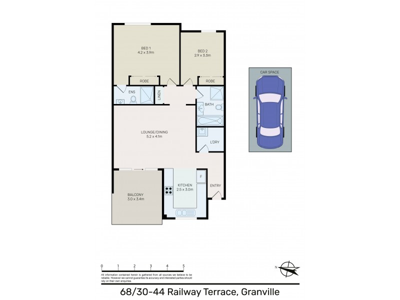 68/30-44 Railway Terrace, Granville NSW 2142 Floorplan