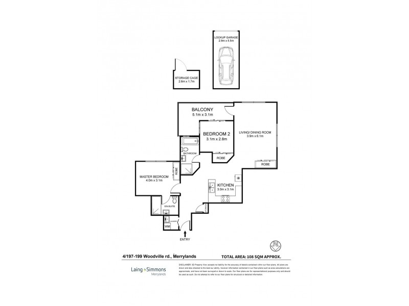 4/197-199 Woodville Road, Merrylands NSW 2160 Floorplan