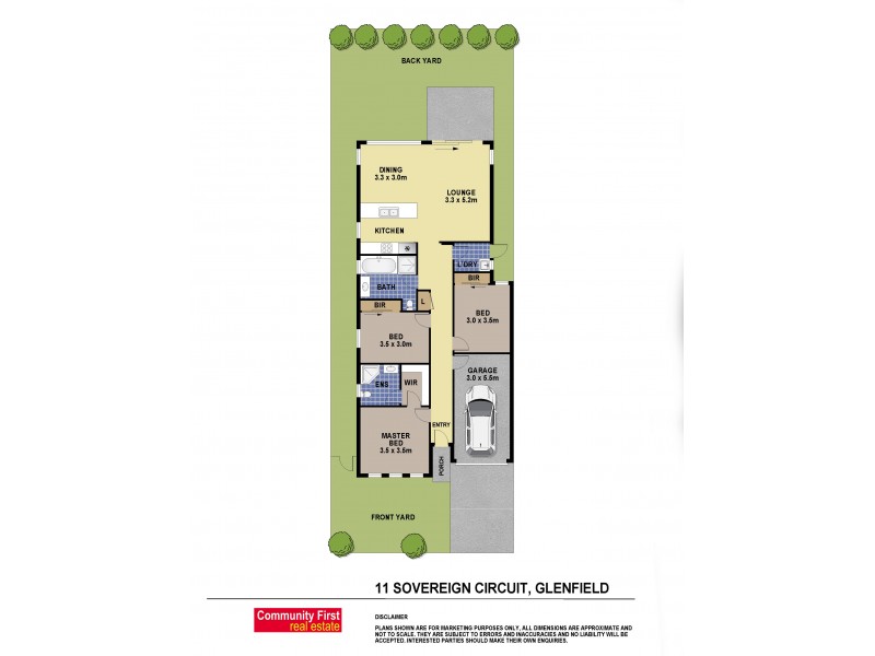 11 Sovereign Circuit, Glenfield NSW 2167 Floorplan