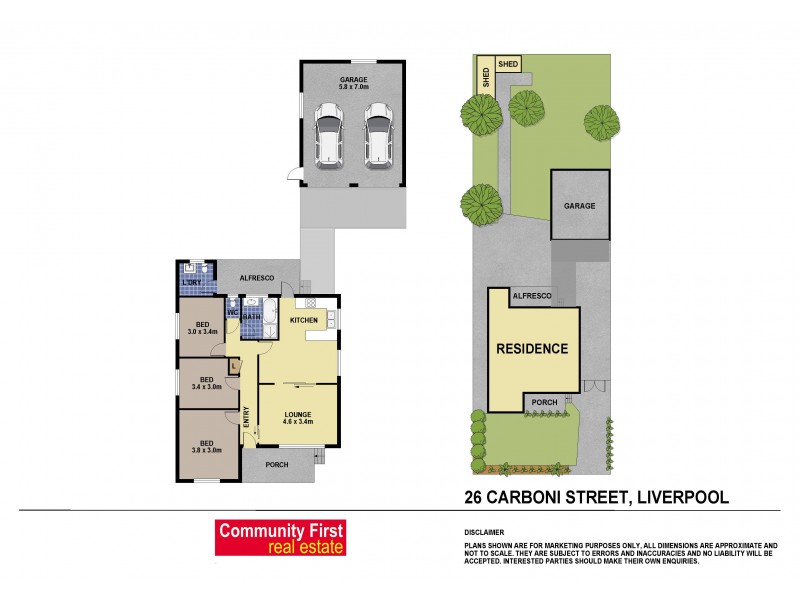 26 Carboni Street, Liverpool NSW 2170 Floorplan