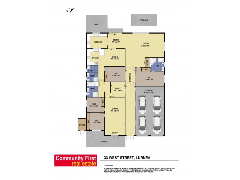 33 West Street, Lurnea NSW 2170 Floorplan