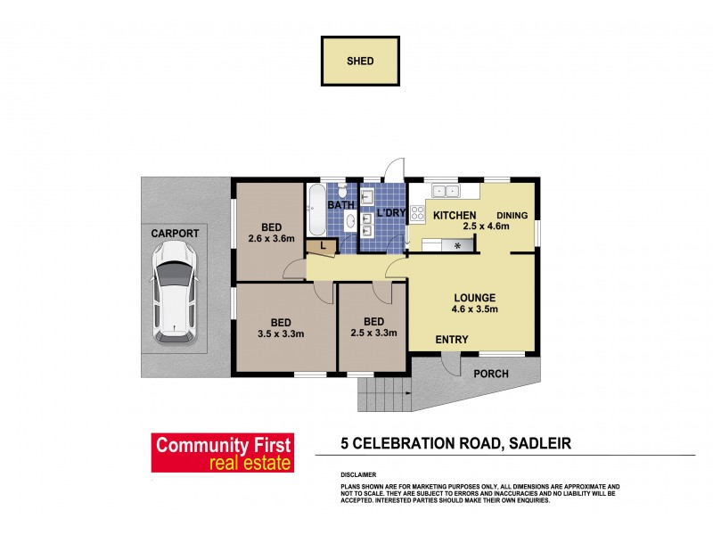 5 Celebration Road, Sadleir NSW 2168 Floorplan