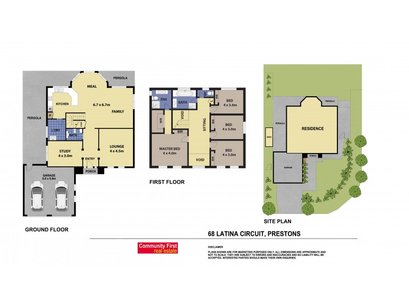 68 Latina Circuit, Prestons NSW 2170 Floorplan