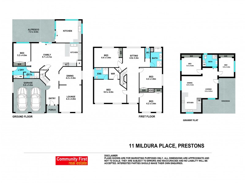 11 Mildura Place, Prestons NSW 2170 Floorplan