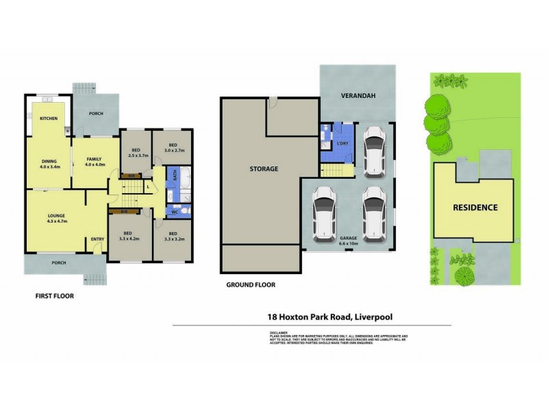 18 Hoxton Park Road, Liverpool NSW 2170 Floorplan