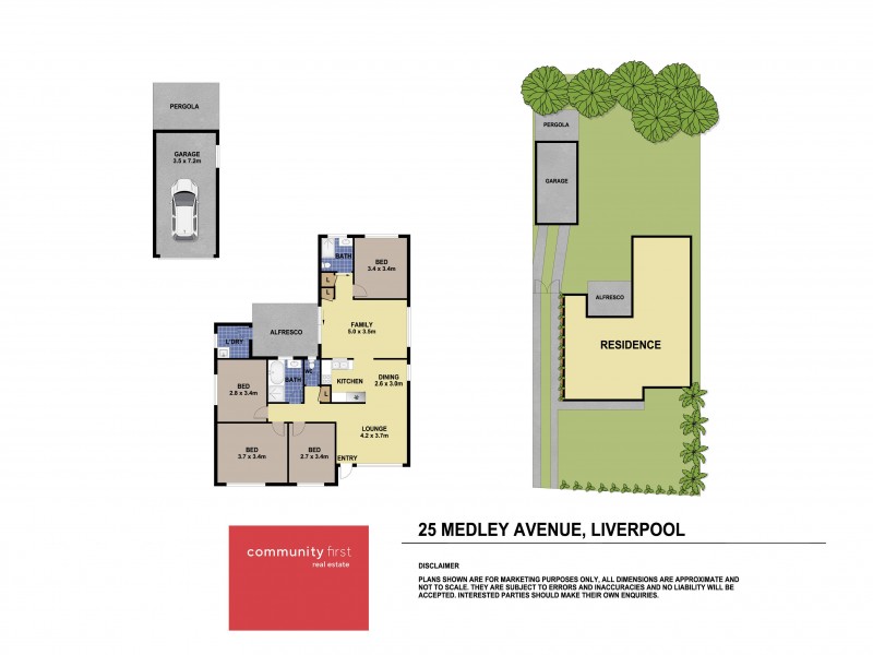 25 Medley Avenue, Liverpool NSW 2170 Floorplan