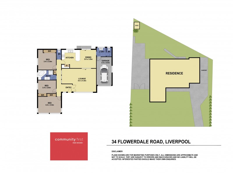 34 Flowerdale Road, Liverpool NSW 2170 Floorplan
