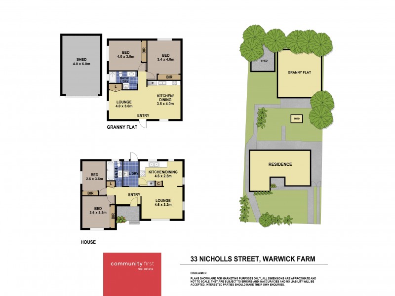 33 Nicholls Street, Warwick Farm NSW 2170 Floorplan
