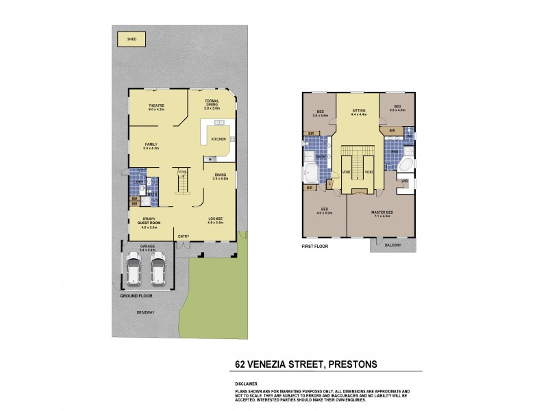 62 Venezia Street, Prestons NSW 2170 Floorplan