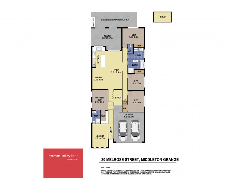 30 Melrose Street, Middleton Grange NSW 2171 Floorplan