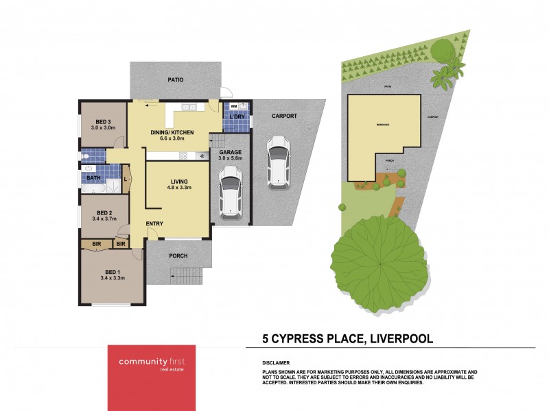 5 Cypress Place, Liverpool NSW 2170 Floorplan