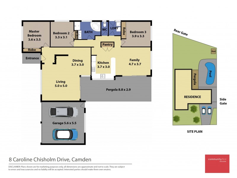 8 Caroline Chisholm Drive, Camden South NSW 2570 Floorplan