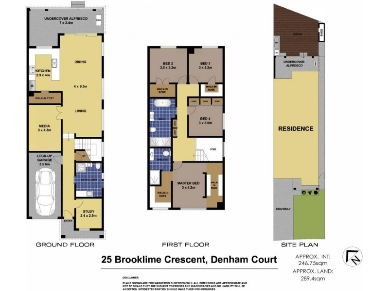 25 Brooklime Crescent, Denham Court NSW 2565 Floorplan