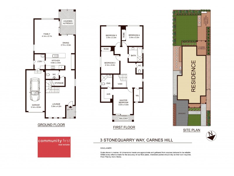 3 Stonequarry Way, Carnes Hill NSW 2171 Floorplan