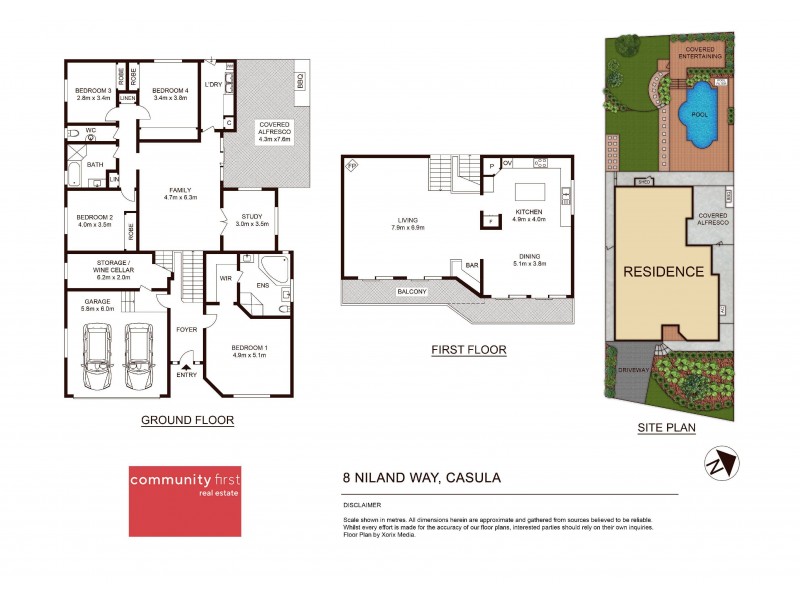8 Niland Way, Casula NSW 2170 Floorplan