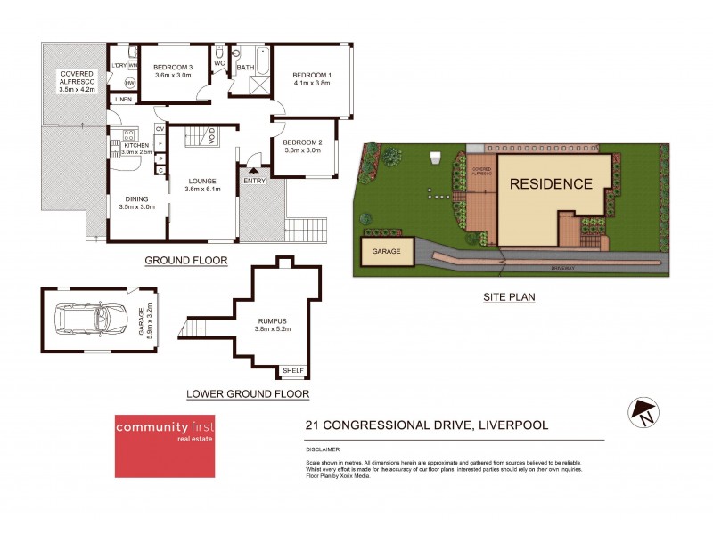 21 Congressional Drive, Liverpool NSW 2170 Floorplan