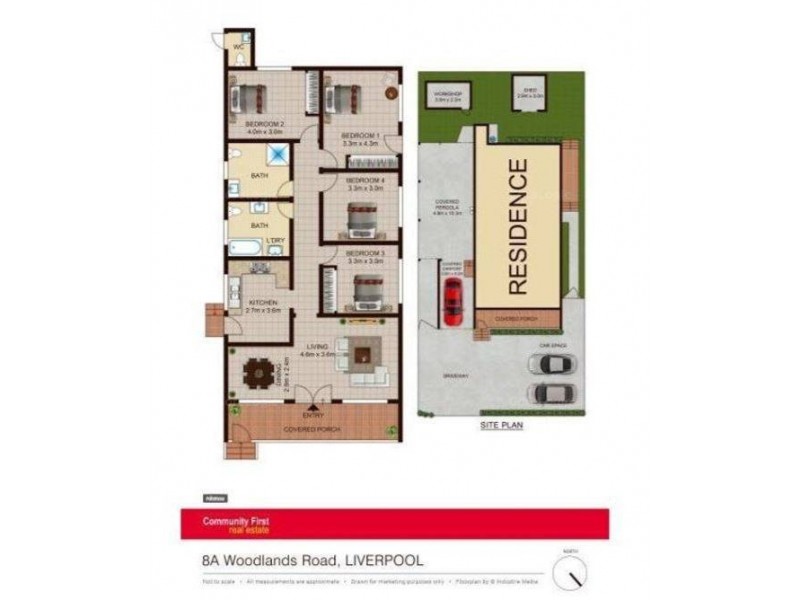 8A Woodlands Road, Liverpool NSW 2170 Floorplan