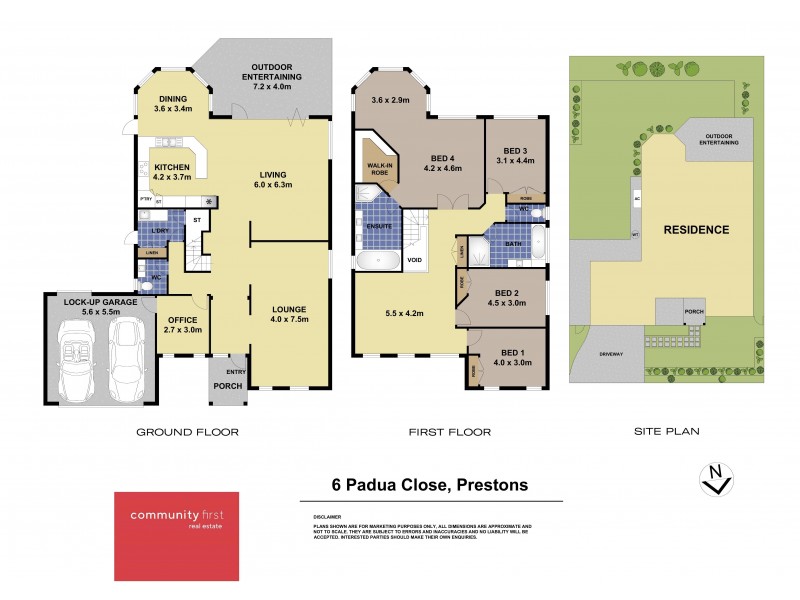 6 Padua Close, Prestons NSW 2170 Floorplan
