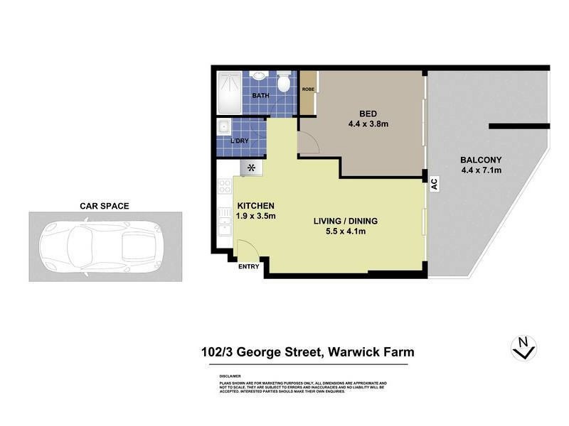 102/3 George Street, Warwick Farm NSW 2170