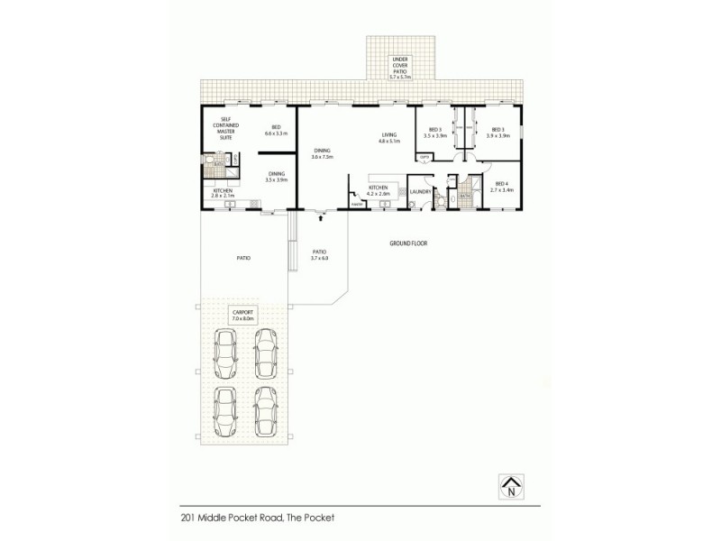 201 Middle Pocket Road, Billinudgel NSW 2483 Floorplan