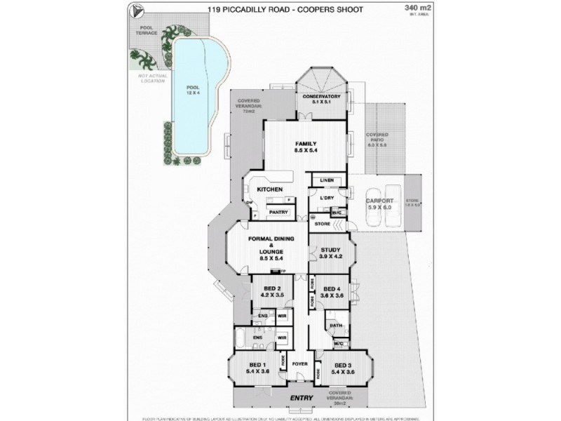 119 Piccadilly Hill Road, Coopers Shoot NSW 2479 Floorplan