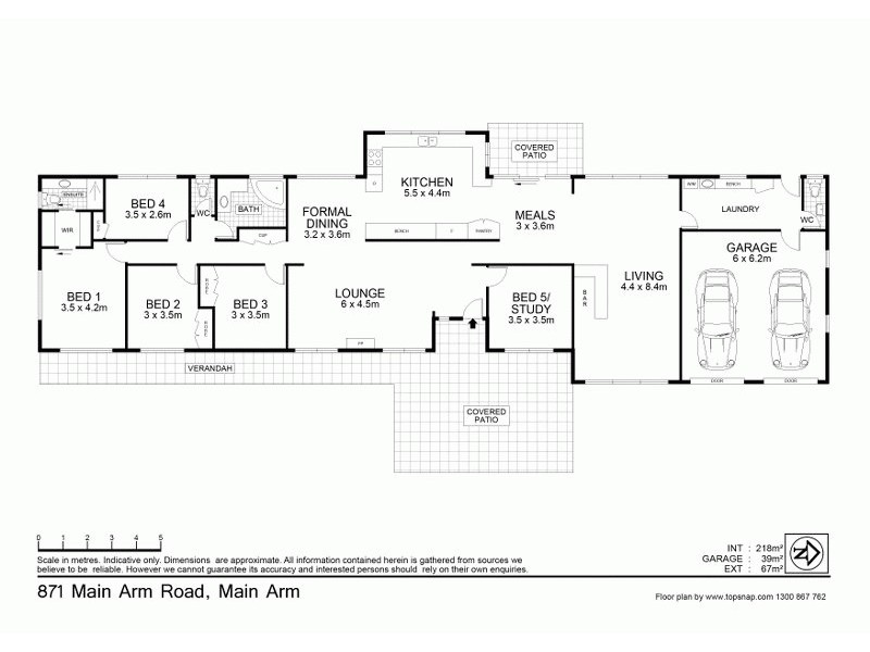 871 Main Arm Road, Mullumbimby NSW 2482 Floorplan