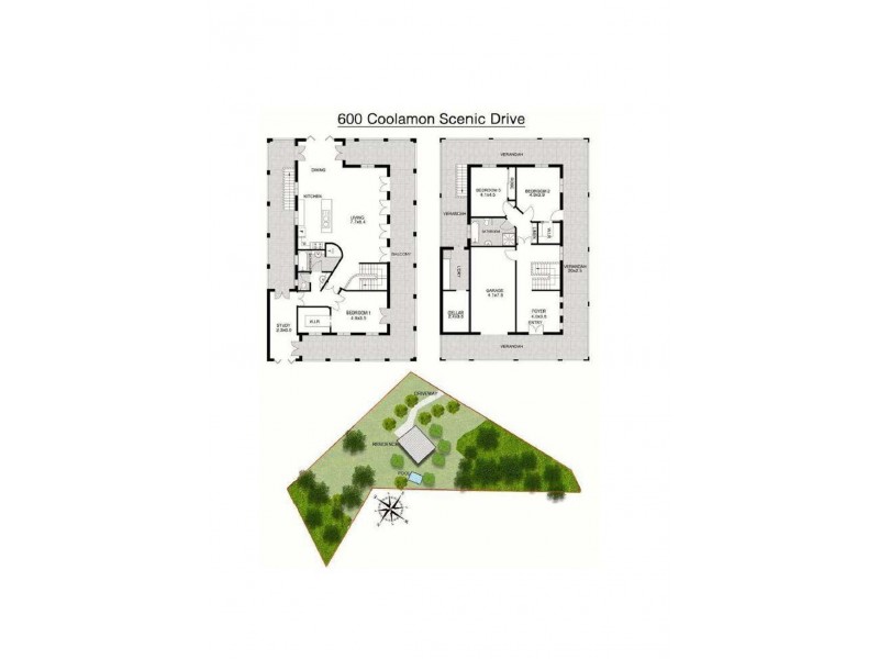 600 Coolamon Scenic Drive, Coorabell NSW 2479 Floorplan