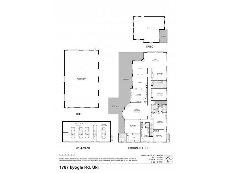 1787 Kyogle Road, Uki NSW 2484 Floorplan