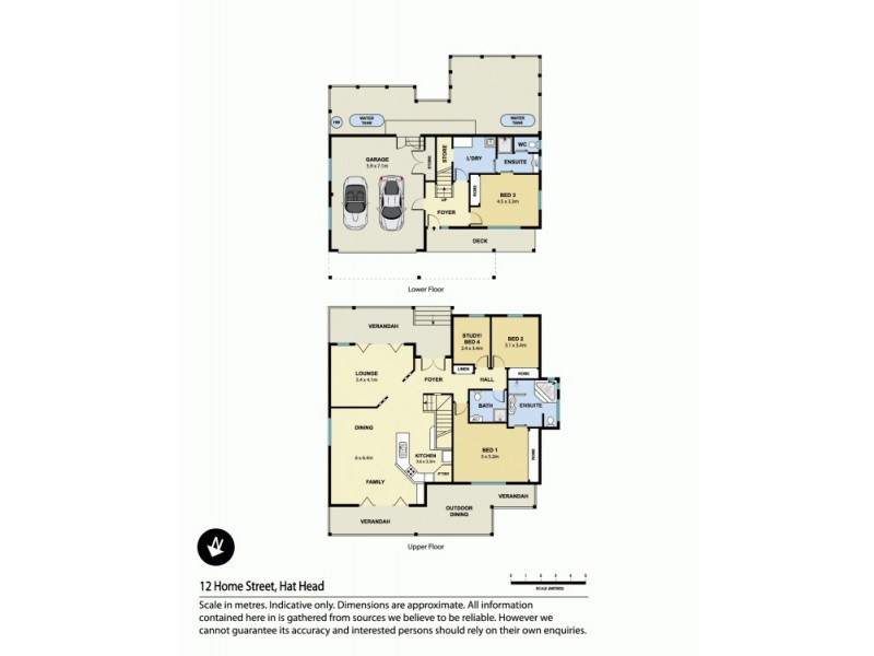 12 Home Street, Hat Head NSW 2440 Floorplan