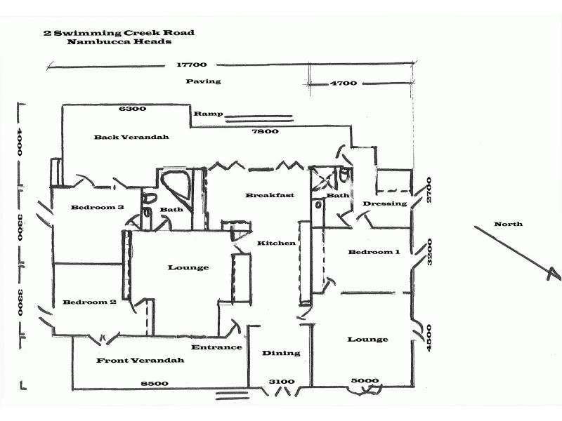 2 Swimming Creek Road, Nambucca Heads NSW 2448 Floorplan