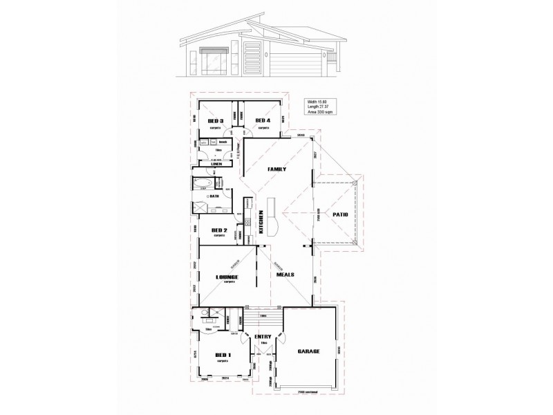 21 Langsford Way, Valla Beach NSW 2448 Floorplan