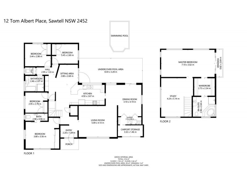 12 Tom Albert Place, Sawtell NSW 2452 Floorplan