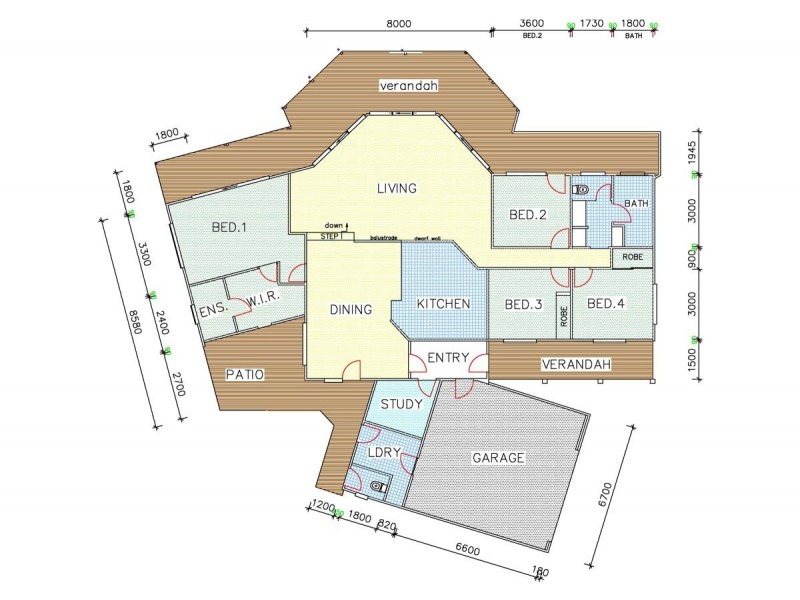 82 Gaudrons Road, Sapphire Beach NSW 2450 Floorplan