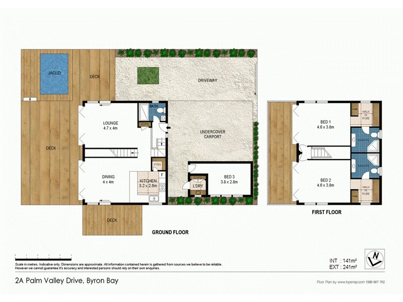 2a Palm Valley Drive, Byron Bay NSW 2481 Floorplan