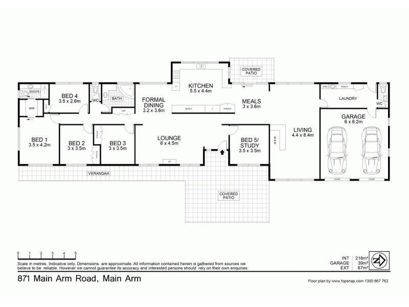 871 Main Arm Road, Mullumbimby NSW 2482 Floorplan