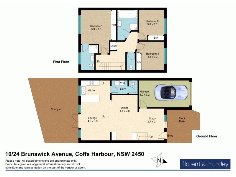 10/24 Brunswick Ave, Coffs Harbour NSW 2450 Floorplan