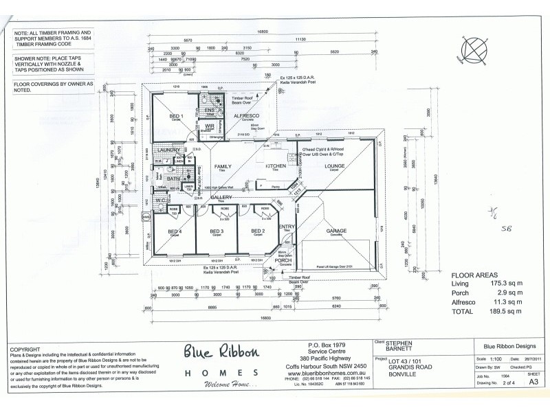 101 Grandis Road, Bonville NSW 2441 Floorplan