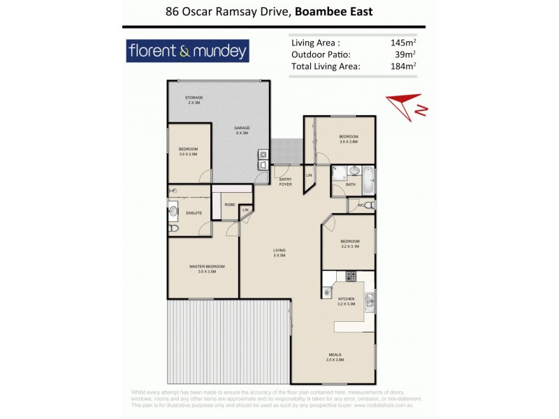 86 Oscar Ramsay Dr, Boambee East NSW 2452 Floorplan