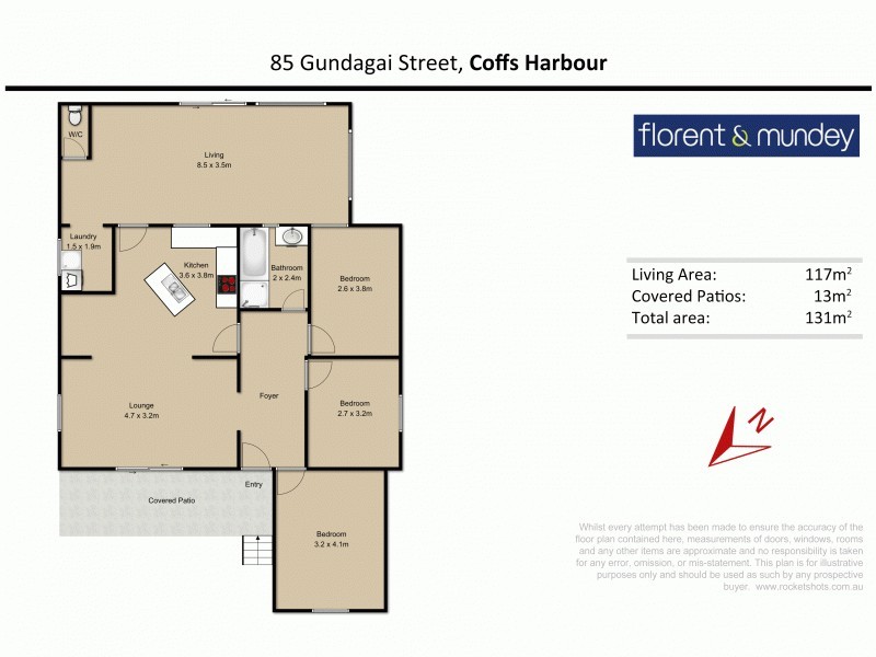 85A Gundagai St, Coffs Harbour NSW 2450 Floorplan