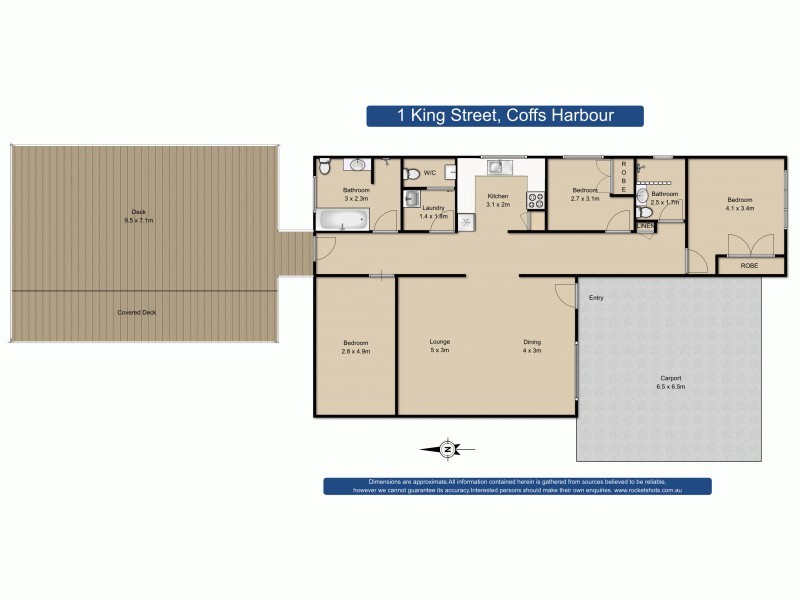 1 King Street, Coffs Harbour NSW 2450 Floorplan