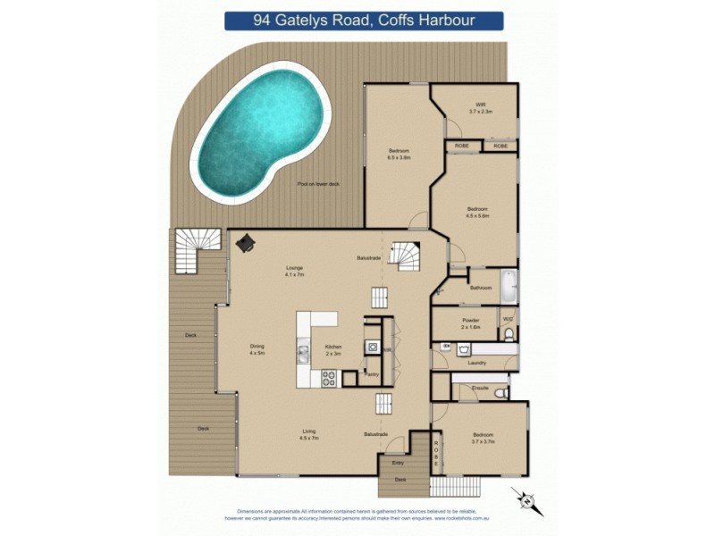 94 Gatelys Road, Coffs Harbour NSW 2450 Floorplan