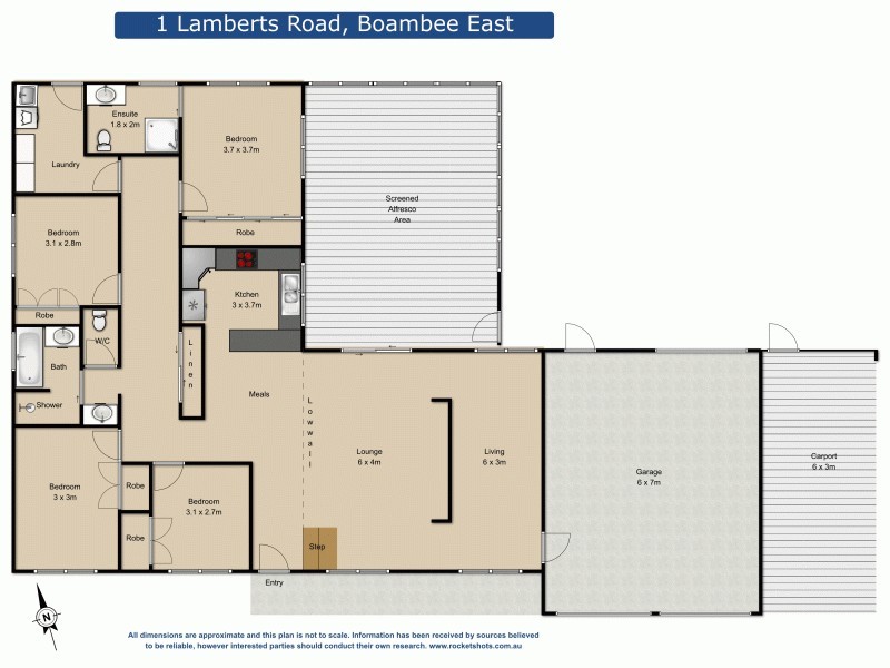 1 Lamberts Road, Boambee East NSW 2452 Floorplan
