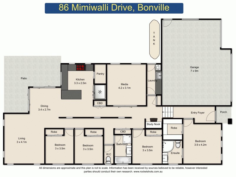 86 Mimiwali Drive, Bonville NSW 2441 Floorplan