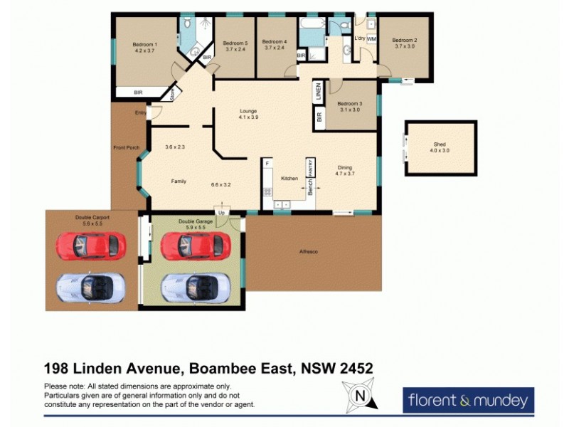 198 Linden Avenue, Boambee East NSW 2452 Floorplan