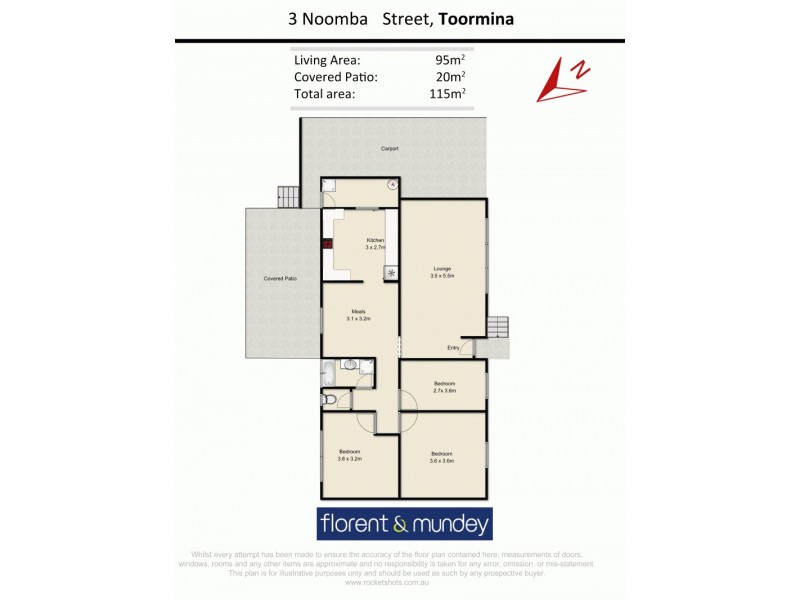 3 Noomba St, Toormina NSW 2452 Floorplan