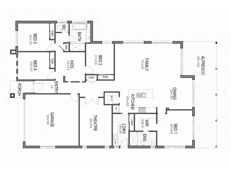 Lot 605 Water Gum Close, Sapphire Beach NSW 2450 Floorplan