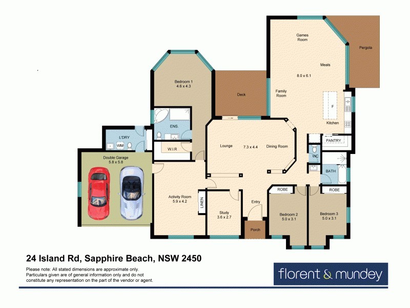 24 Island Road, Sapphire Beach NSW 2450 Floorplan