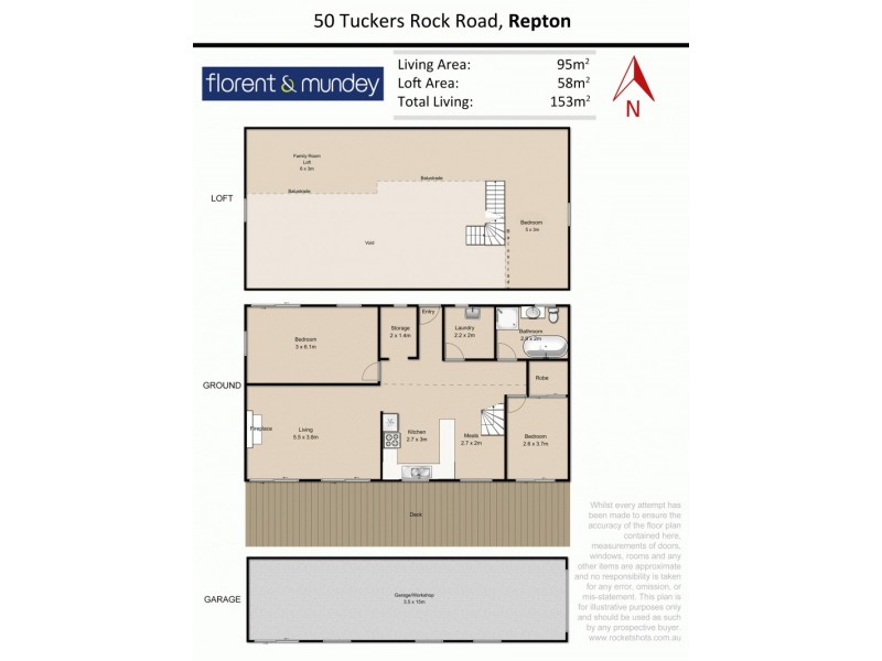 50 Tuckers Rock Rd, Repton NSW 2454 Floorplan