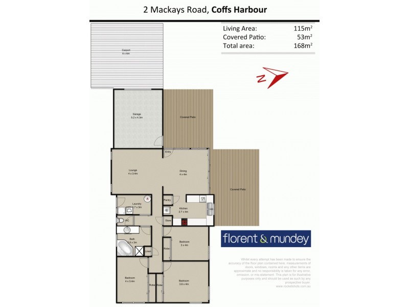 2 Mackays Rd, Coffs Harbour NSW 2450 Floorplan