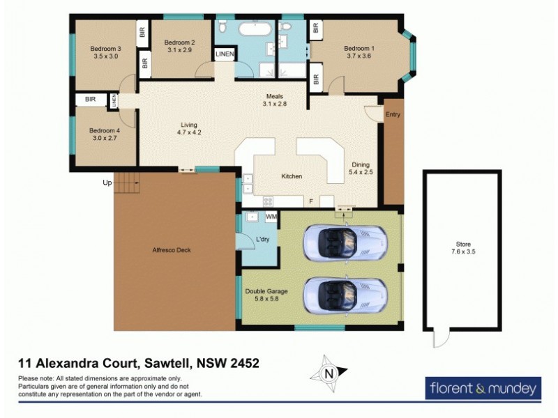 11 Alexandra Court, Sawtell NSW 2452 Floorplan